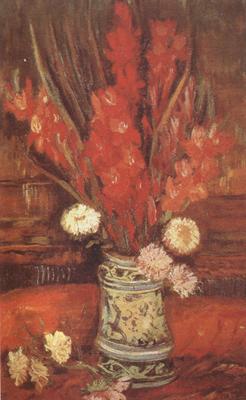 Vincent Van Gogh Vase with Red Gladioli (nn04) China oil painting art